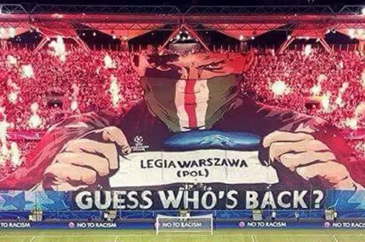 Tifo des supporters du Legia Varsovie (1280x640) DR