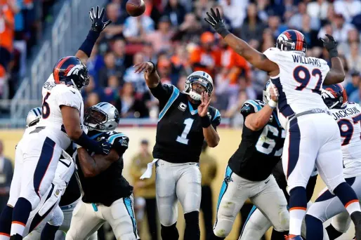Cam Newton face aux Broncos (1280x640) Ezra Shaw/Getty Images/AFP
