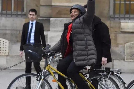 Christiane Taubira avait été suivie par les caméras du "Petit Journal" à son départ du ministère de la Justice.