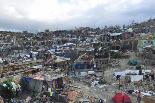 L'ouragan Matthew a causé de nombreux dégâts matériels, dans les récoltes et tué plus de 450 personnes.