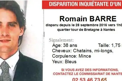 Disparu à Nantes : cinq personnes placées en garde à vue