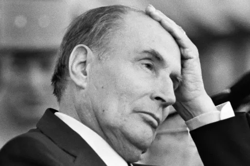 Photo d'illustration : François Mitterrand en 1986.