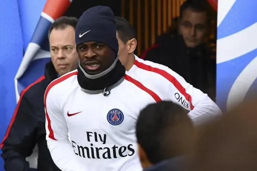 Serge Aurier à l'entraînement (1280x640) Franck FIFE/AFP