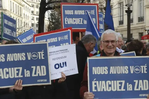Une délégation des manifestants devait être reçue dans l'après-midi à Matignon.