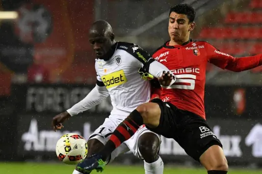 Les Rennais ont longtemps mené avant d'être repris par Angers.