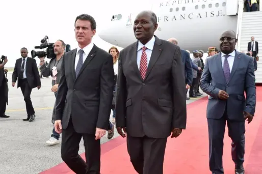 Manuel Valls était en Afrique de l'Ouest ces derniers jours.