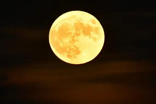 Lundi, la "super Lune" était notamment visible de Vertou, en Loire-Atlantique.