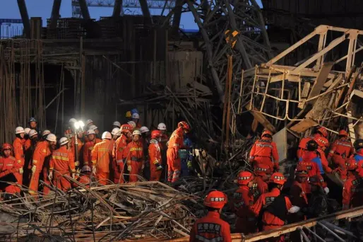 L'effondrement d'une plateforme de chantier a fait 74 morts