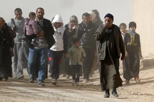 mossoul habitants fuite 1280