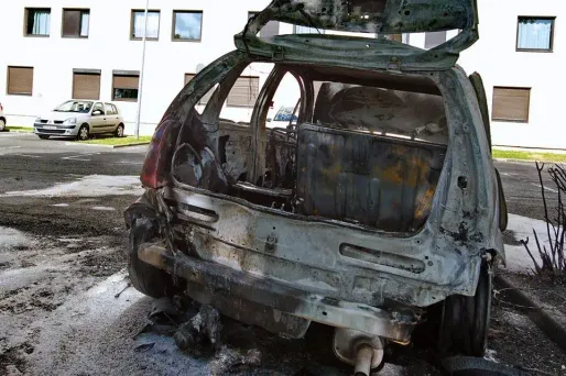 Trois voitures ont été incendiées pendant la soirée d'Halloween à Rennes. Image d'illustration.