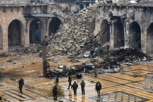 La ville d'Alep a été ravagée par des années de combats meurtriers.