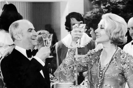 Claude Gensac, Ma Biche, Louis de Funès crédit : STRINGER / AFP - 1280