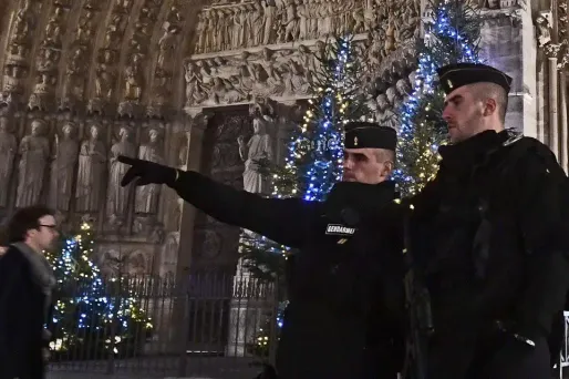 Malgré la menace terroriste, les fidèles se sont rendus à la messe