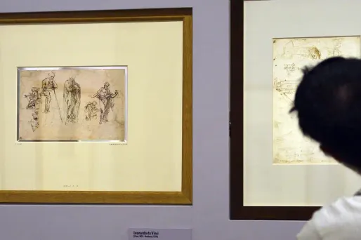 de vinci dessin 1280