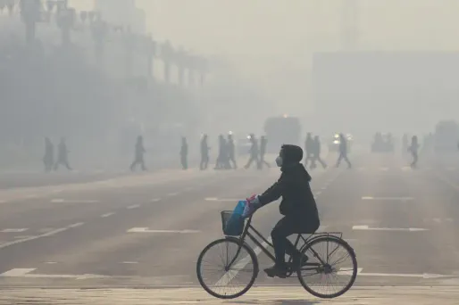 Ce "smog" provient principalement de la combustion du charbon utilisé pour l'électricité et le chauffage. (Photo d'illustration)