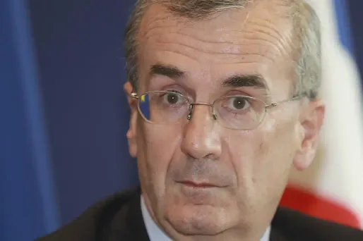 banque de France, François Villeroy de Galhau crédit : JACQUES DEMARTHON / AFP - 1280