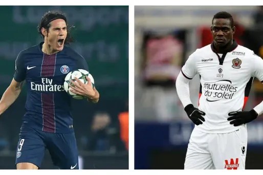 Dimanche soir, Edinson Cavani ira se frotter à Mario Balotelli, sans doute l'un des Niçois les plus expérimentés.