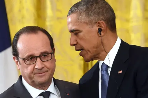 François Hollande et Barack Obama ont échangé par téléphone alors que leurs mandats s'achèvent tous les deux en 2017. (Photo d'illustration)
