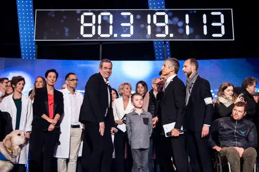 Téléthon : les promesses de dons dépassent les 80 millions d'euros