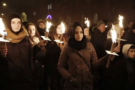 Danemark : 30.000 Danois dans la rue après les attentats