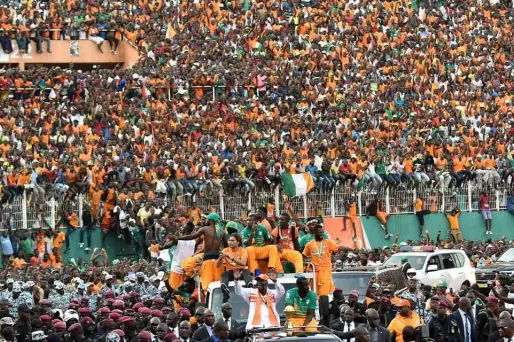 La Côte d'Ivoire en fête après le sacre des Elephants