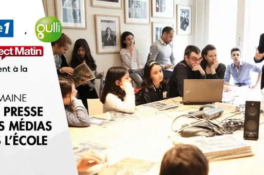 Les collégiens dans les coulisses d'Europe 1 et Gulli