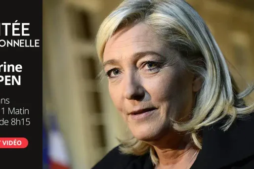 Marine Le Pen invitée exceptionnelle d'Europe 1