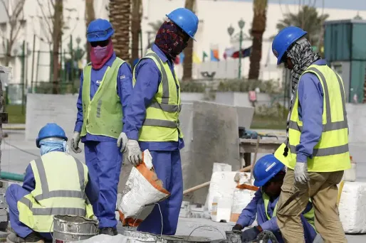 Qatar : des ouvriers forcés de participer à un marathon