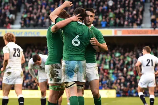 Rugby : l'Irlande domine l'Angleterre et rêve du Grand Chelem