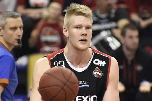 Rasmus Larsen, joueur du Spirou Charleroi (1280x640) Virginie LEFOUR/Belga/AFP