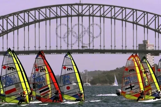 Les anneaux olympiques aux JO de Sydney (1280x640) Sven NACKSTRAND/AFP Files/AFP