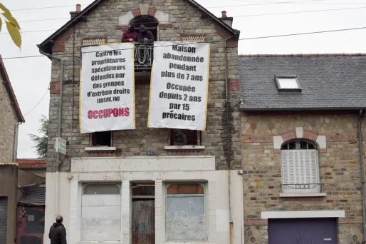 Des squatteurs occupent une maison à Rennes, 1280x640