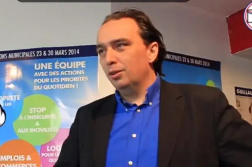 Guillaume Delbar, édile UMP de Roubaix.AFP
