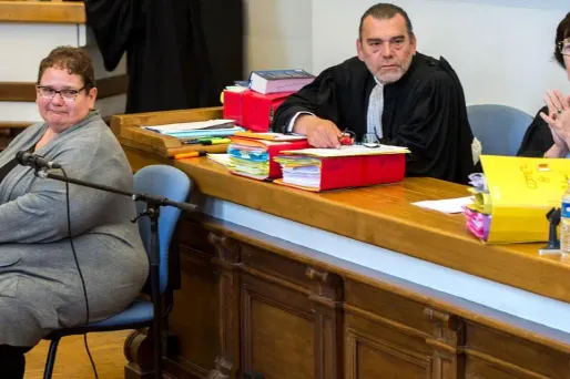 Dominique Cottrez lors de son procès aux assises du Nord.