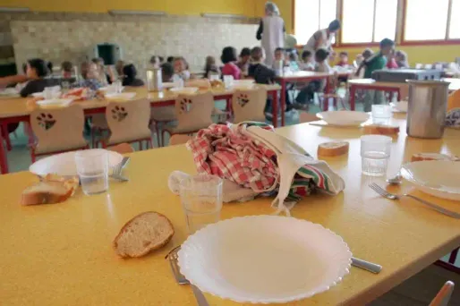 Une cantine scolaire