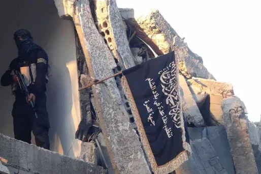 Un combattant du front Al-Nosra en Syrie.