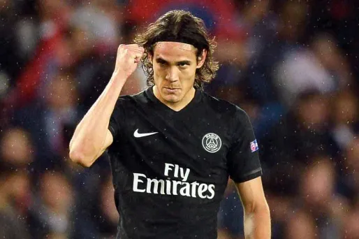 Edinson Cavani a inscrit le deuxième but parisien contre Malmö.