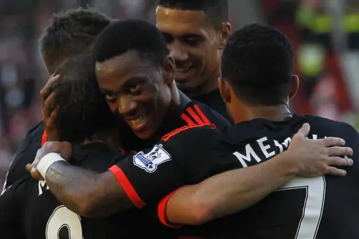 Martial, double buteur à Southampton (1280x640) Ian KINGTON/AFP