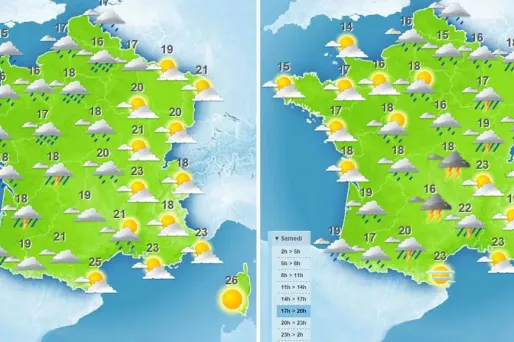Météo : nette dégradation sur l'ensemble du pays samedi