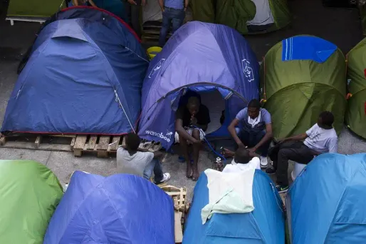 quai d'Austerlitz Paris migrants réfugiés
