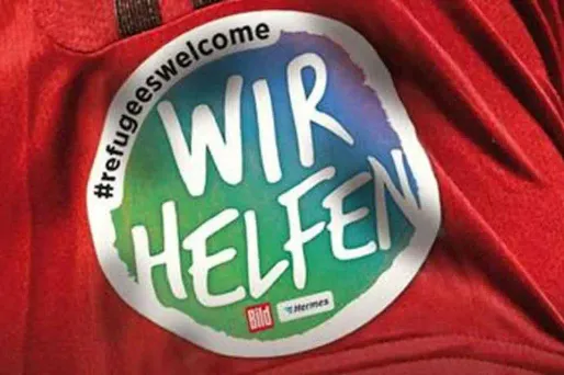 Un logo en faveur des réfugiés sur les maillots de Bundesliga