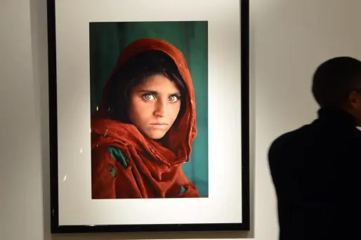 Afghane aux yeux verts