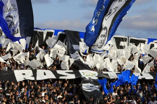 Des supporters de Bastia.