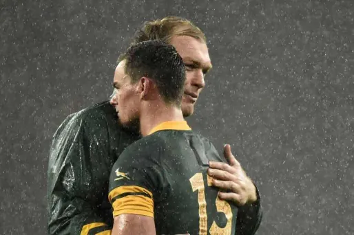 Afrique du Sud Nouvelle Zélande rugby Coupe du Monde MARTIN BUREAU / AFP