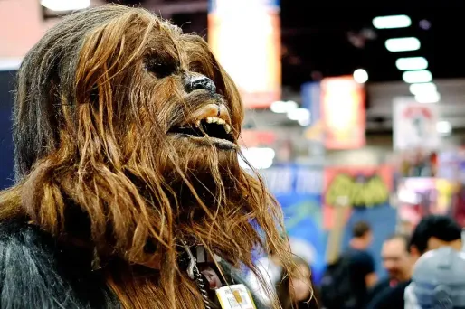 Chewbacca, Star Wars, crédits AFP