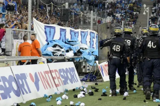 Incidents OM-OL : deux matches à huis clos partiel pour Marseille