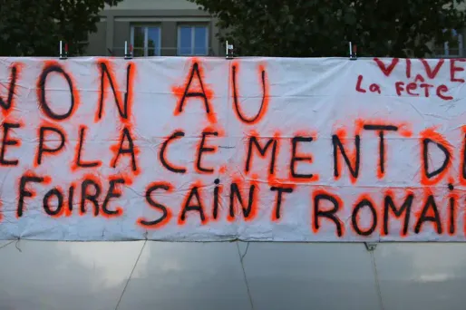 Foire de Rouen, forains, AFP