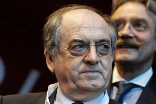 Noël Le Graet et Frédéric Thiriez 1280x640/ Charly TRIBALLEAU/AFP