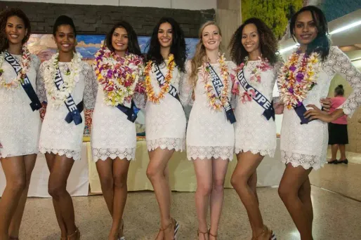 A Tahiti, les Miss France se préparent activement
