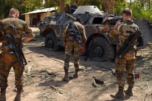 L'armée française, au Mali.